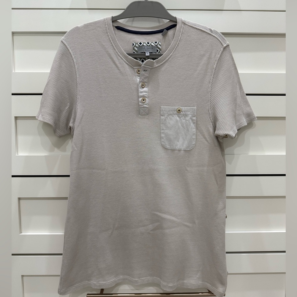 Ted Baker London Men’s Short-Sleeve Henley Shirt